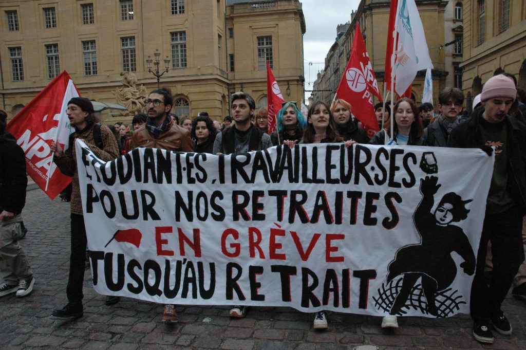 Manifestation retraites Metz 2023