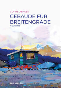 Das Cover von „Gebäude für Breitengrade“, das eine hölzerne Berghütte zeigt.