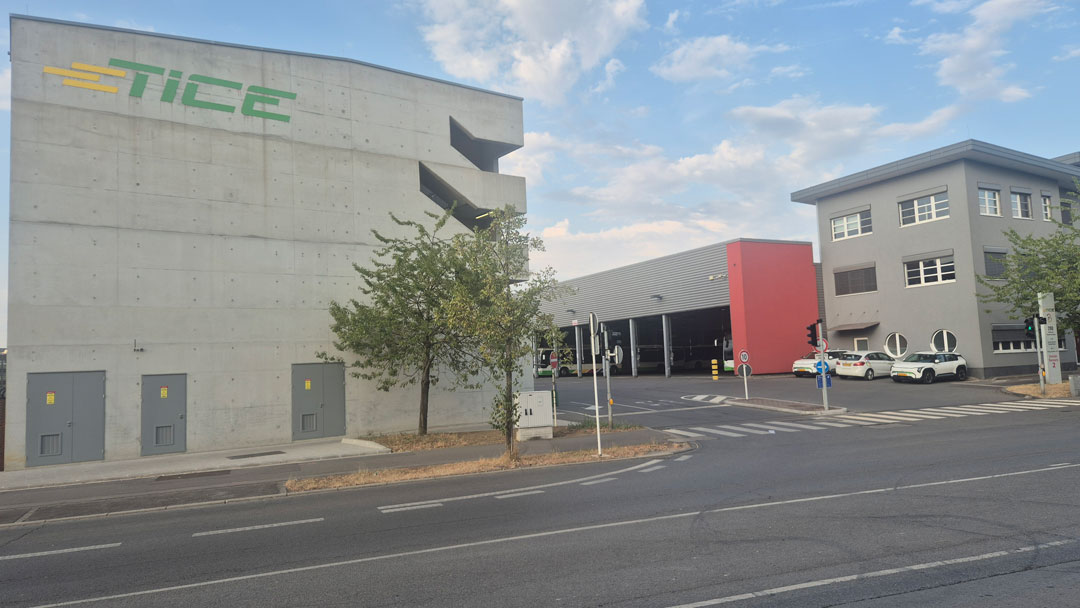 Siège du réseau de bus TICE à Esch-sur-Alzette.